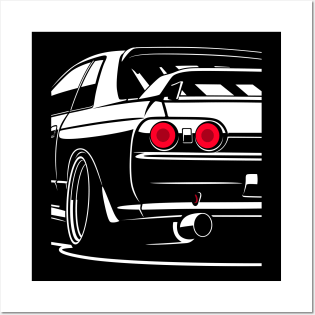 Skyline R32 GTR Wall Art by Markaryan